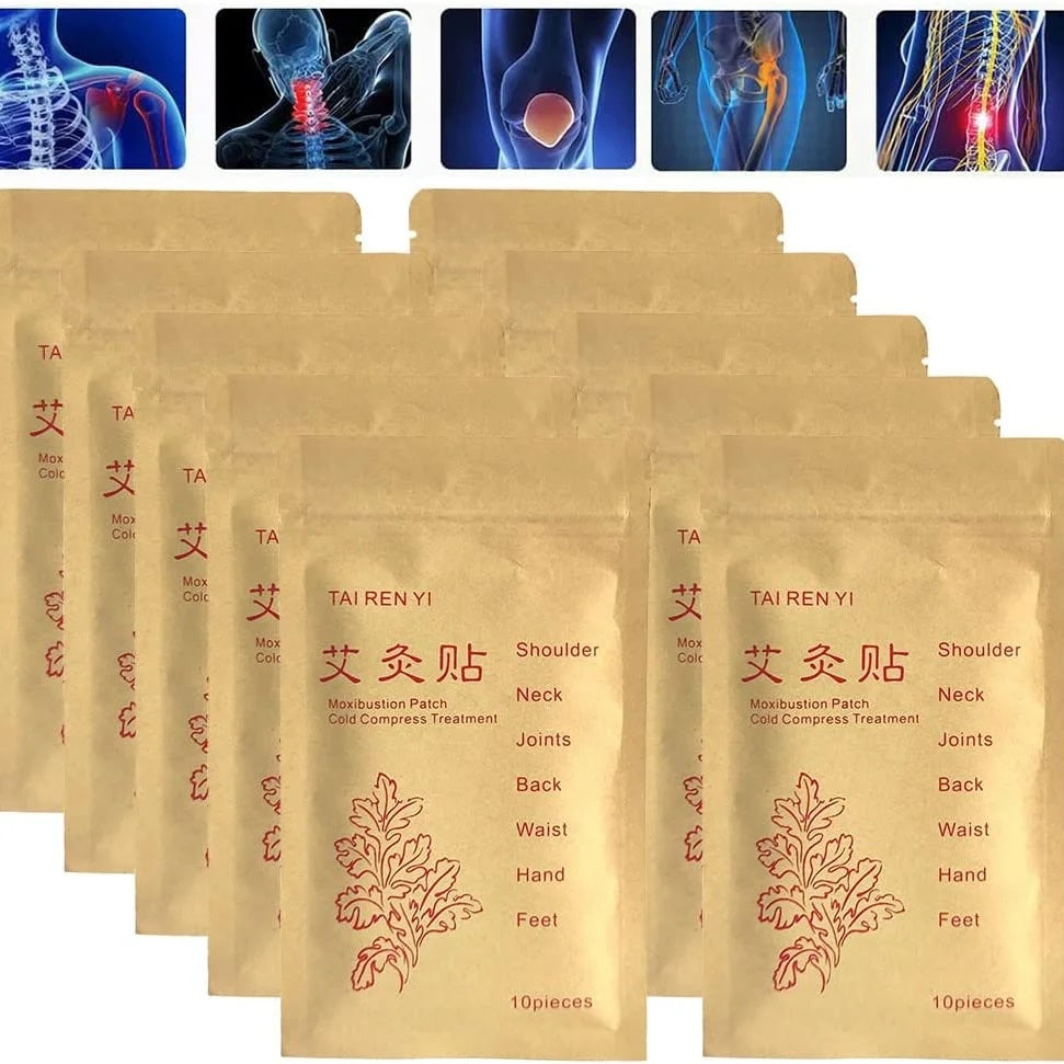 Herbal TAI REN YI Muxibustion Heating Patch (10 Pack)